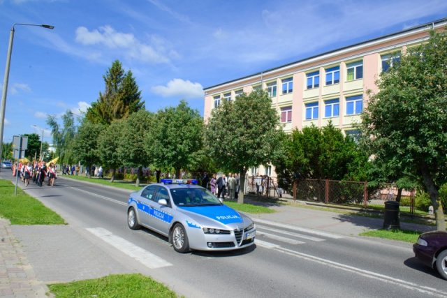 Przemarsz uczestników Jubileuszu 100-lecia Jagiełły
